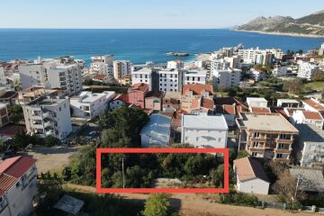 Land For Sale in Bar, Dobra Voda, Veliki Pijesak, 710 m²