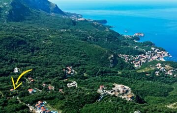 Land for Sale in Montenegro Budva 608 m²