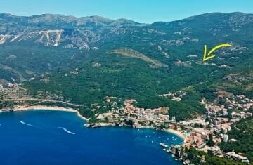 Land for Sale in Montenegro Budva 802 m²